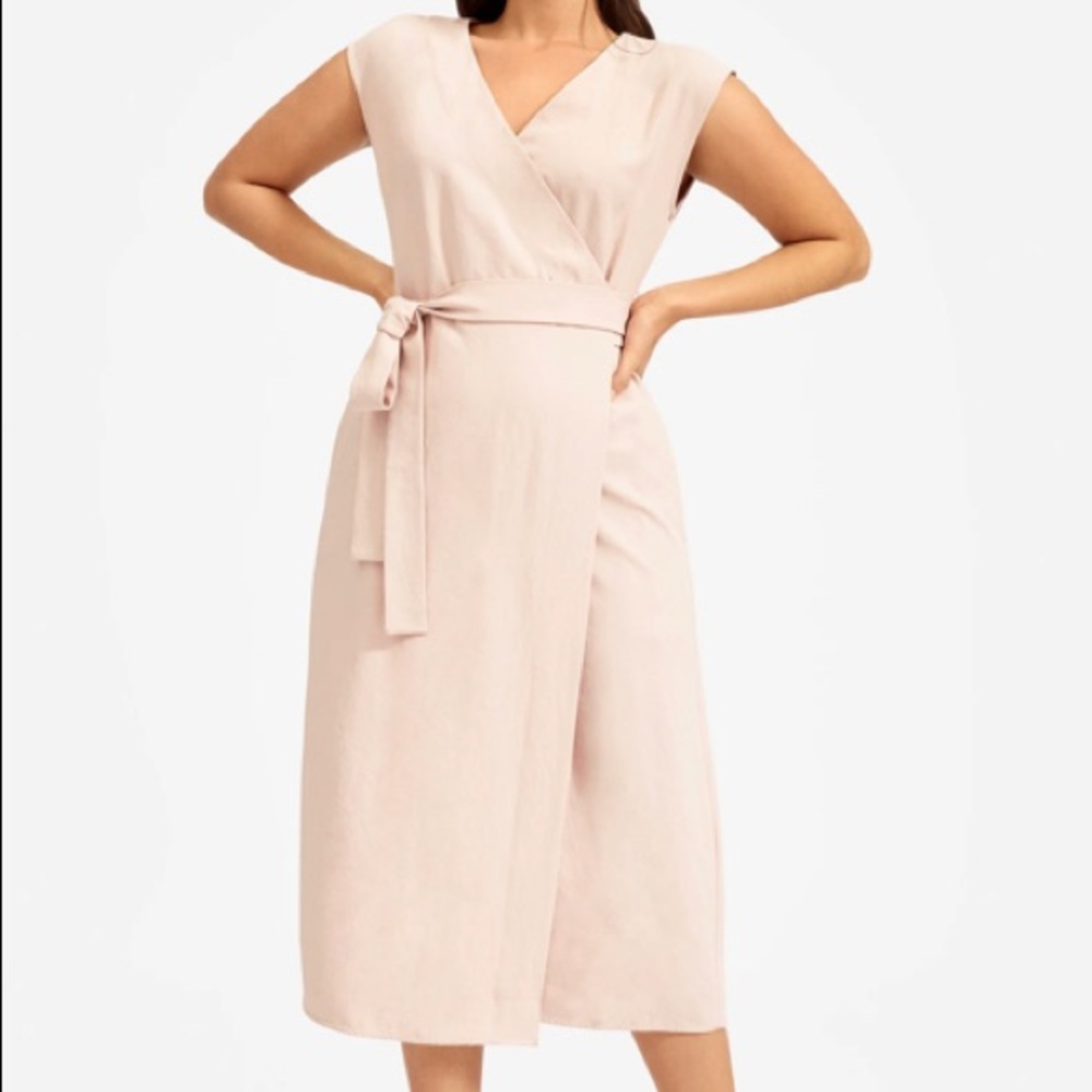 Everlane Japanese GoWeave wrap dress